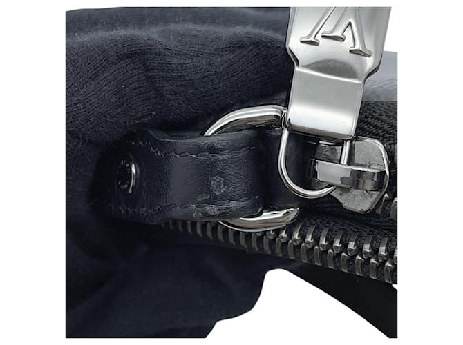 Borsa a tracolla Louis Vuitton Monogram Eclipse Nero - vista 10