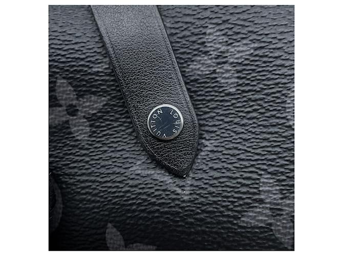 Borsa a tracolla Louis Vuitton Monogram Eclipse Nero - vista 8