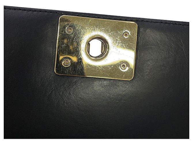 Borsa Chanel Boy Chanel nera Nero - vista 16