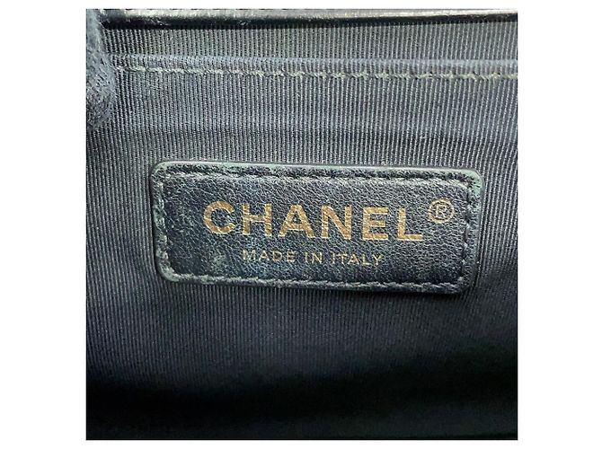 Borsa Chanel Boy Chanel nera Nero - vista 18