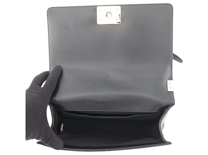 Borsa Chanel Boy Chanel nera Nero - vista 6