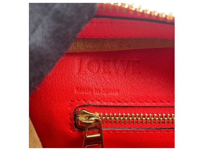 Borsa a mano in pelle Loewe Amazona 23 Rosso - vista 17