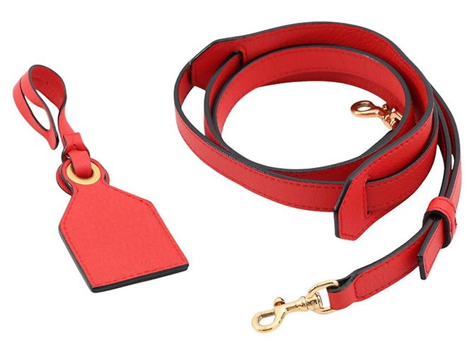 Borsa a mano in pelle Loewe Amazona 23 Rosso - vista 18