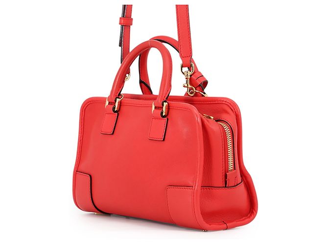 Borsa a mano in pelle Loewe Amazona 23 Rosso - vista 2