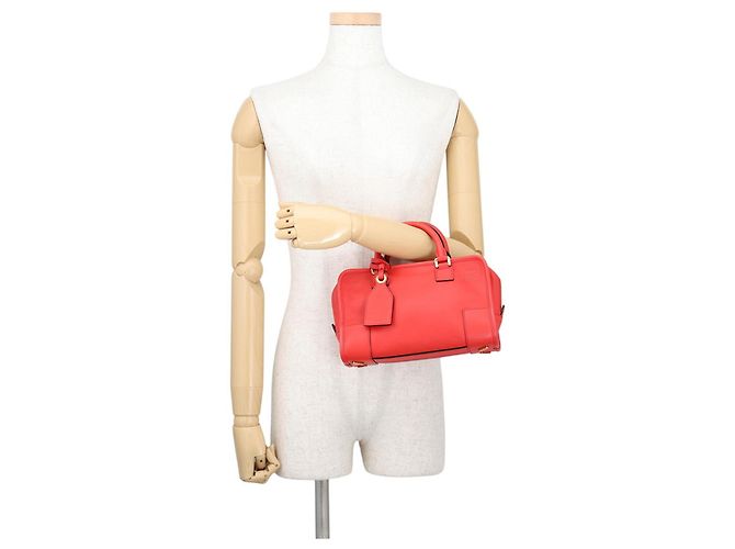 Borsa a mano in pelle Loewe Amazona 23 Rosso - vista 4
