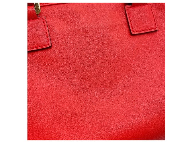 Borsa a mano in pelle Loewe Amazona 23 Rosso - vista 8