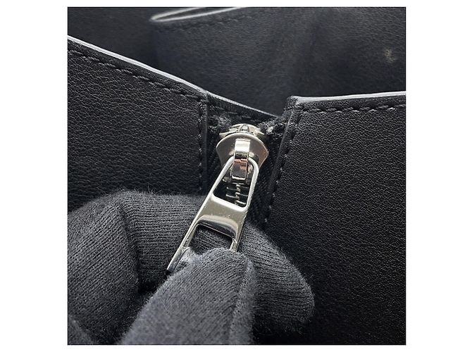 Borsa a mano in pelle Loewe Hammock Small Nero Rosso - vista 12