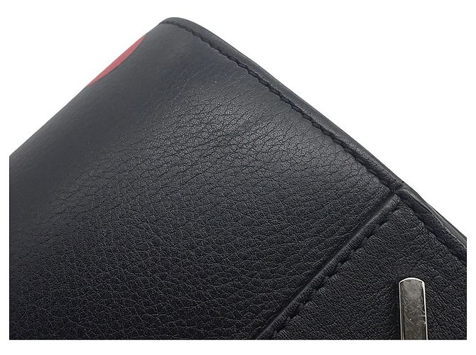 Borsa a mano in pelle Loewe Hammock Small Nero Rosso - vista 7