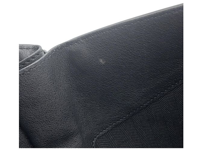 Borsa a mano in pelle Loewe Hammock Small Nero Rosso - vista 9