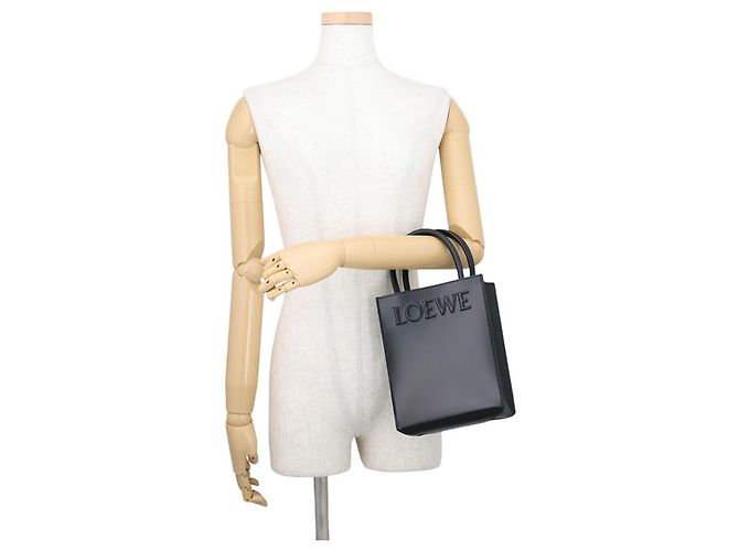 Borsa Tote Loewe Standard A5 Nero - vista 4
