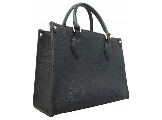 Borsa Louis Vuitton Monogram Empreinte OnTheGo PM Nero - vista 2