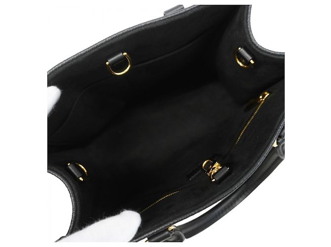 Borsa Louis Vuitton Monogram Empreinte OnTheGo PM Nero - vista 4