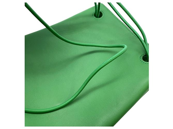 Borsa a Spalla Loewe Pebble Pouch Verde - vista 10