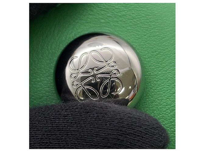 Borsa a Spalla Loewe Pebble Pouch Verde - vista 11