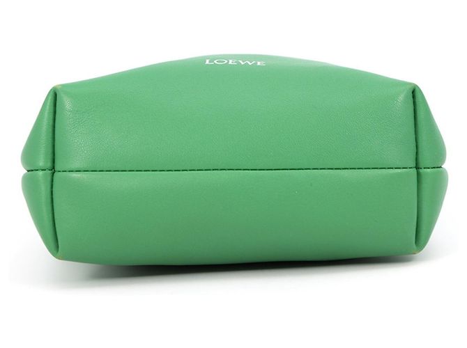 Borsa a Spalla Loewe Pebble Pouch Verde - vista 3