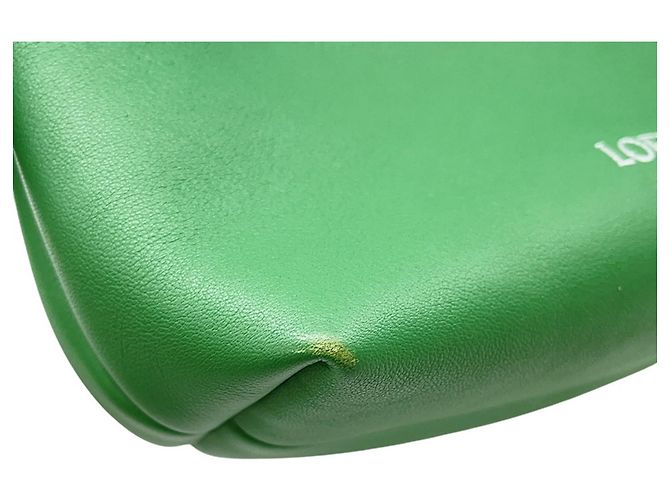 Borsa a Spalla Loewe Pebble Pouch Verde - vista 6