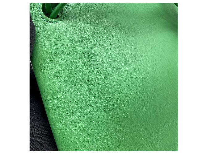 Borsa a Spalla Loewe Pebble Pouch Verde - vista 7