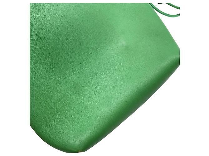 Borsa a Spalla Loewe Pebble Pouch Verde - vista 8