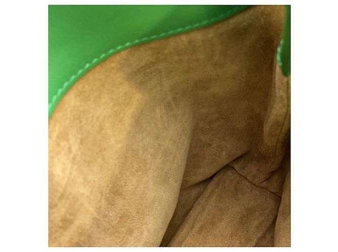 Borsa a Spalla Loewe Pebble Pouch Verde - vista 9