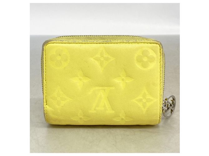 Louis Vuitton Monogram Coussin Portefeuille Lou Wallet Giallo - vista 8