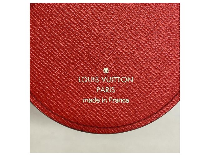 Portachiavi Louis Vuitton Monogram Porteclair Lustré Vivienne Marrone - vista 2