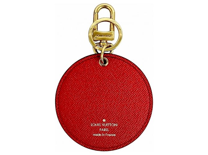 Portachiavi Louis Vuitton Monogram Porteclair Lustré Vivienne Marrone - vista 4