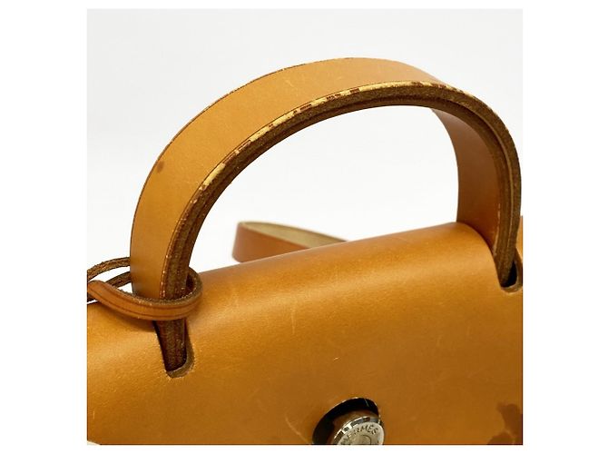 Hermès Zaino Hermes Herbag Ad PM in Natural - vista 7