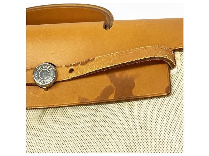 Hermès Zaino Hermes Herbag Ad PM in Natural - vista 8
