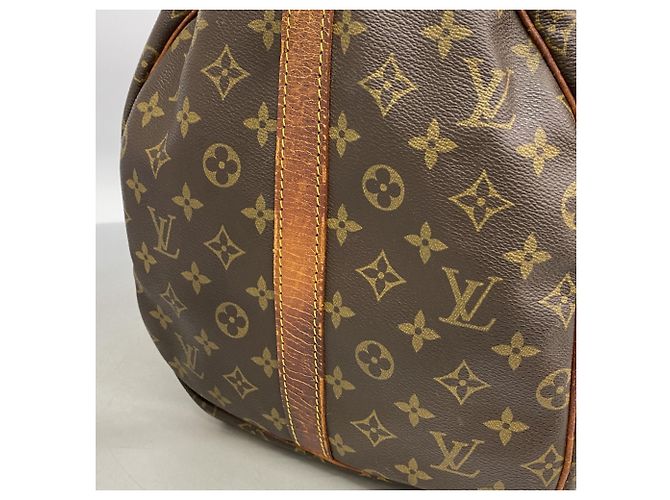 Louis Vuitton Boston Monogram Keepall Bandoulière 55 Marrone - vista 14