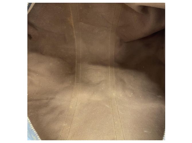 Louis Vuitton Boston Monogram Keepall Bandoulière 55 Marrone - vista 4