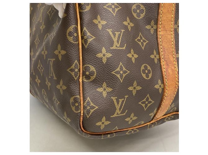 Louis Vuitton Boston Monogram Keepall Bandoulière 55 Marrone - vista 7