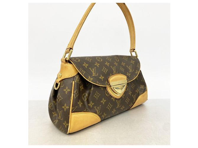 Borsa a Spalla Louis Vuitton Monogram Beverly MM Marrone - vista 2