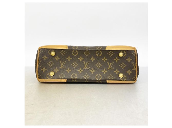 Borsa a Spalla Louis Vuitton Monogram Beverly MM Marrone - vista 3