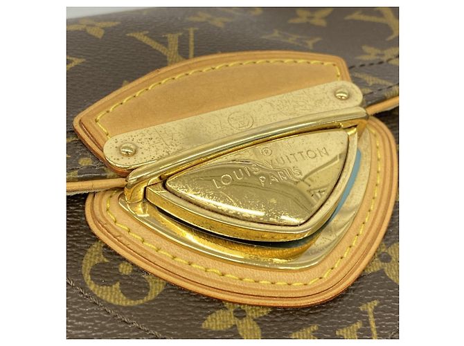 Borsa a Spalla Louis Vuitton Monogram Beverly MM Marrone - vista 9