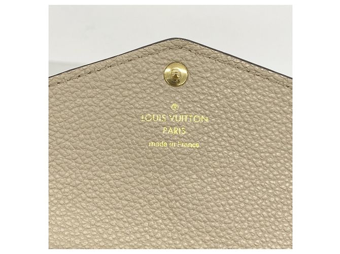 Louis Vuitton Monogram Empreinte Sarah Long Wallet Grau - Ansicht 4