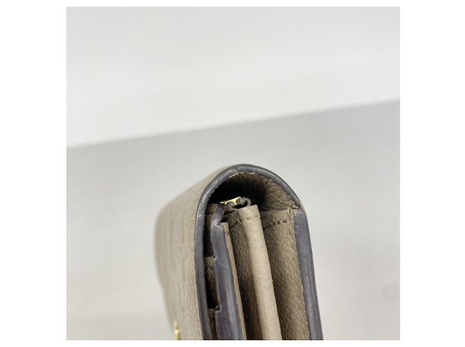 Louis Vuitton Monogram Empreinte Sarah Long Wallet Grau - Ansicht 7
