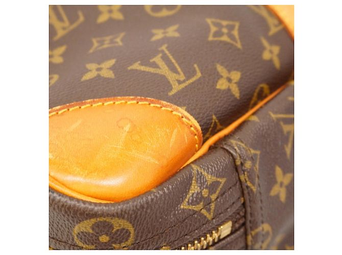 Borsa Louis Vuitton Boston Monogram Sirius 45 Marrone - vista 11