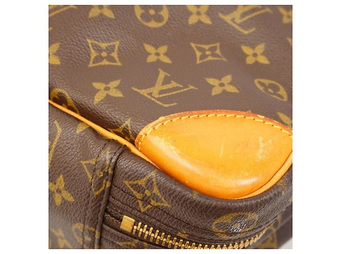 Borsa Louis Vuitton Boston Monogram Sirius 45 Marrone - vista 12