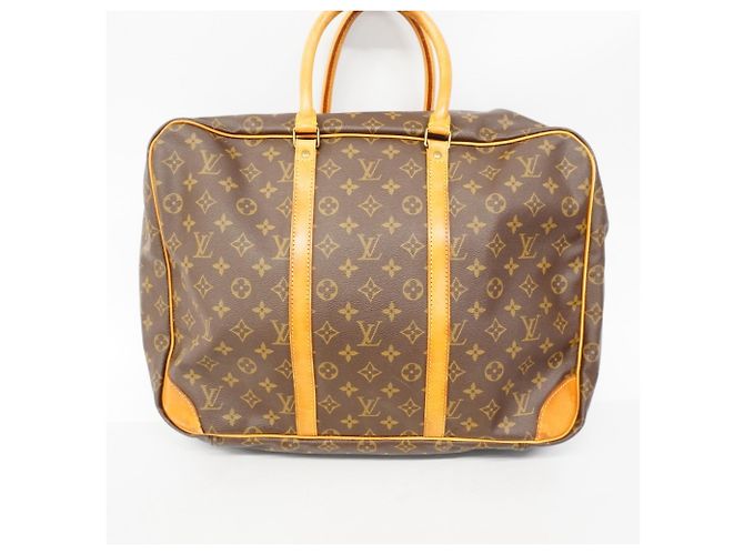 Borsa Louis Vuitton Boston Monogram Sirius 45 Marrone - vista 13