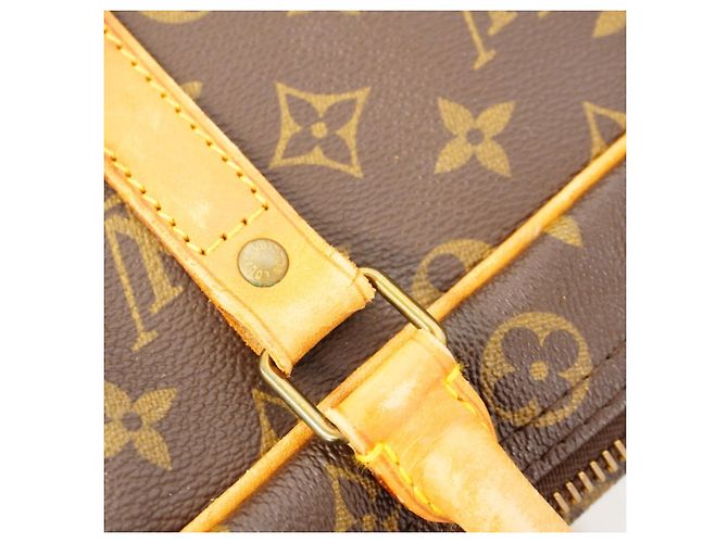 Borsa Louis Vuitton Boston Monogram Sirius 45 Marrone - vista 7