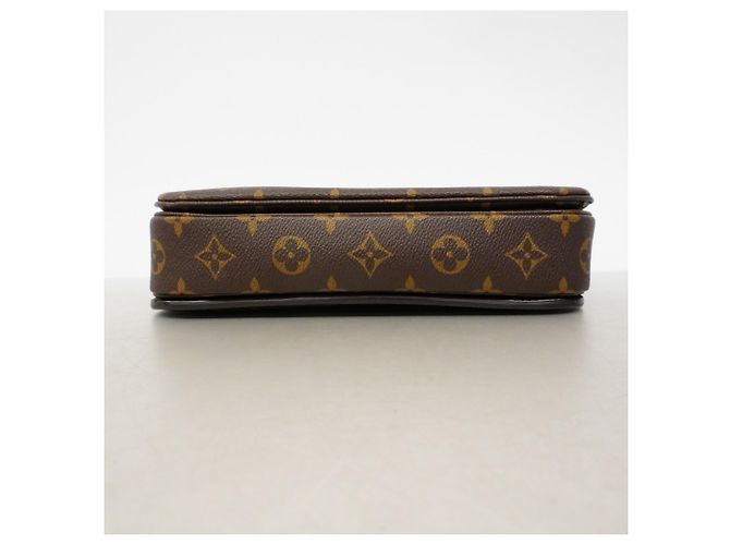 Borsa Louis Vuitton Monogram Pochette Metis MM Marrone - vista 3