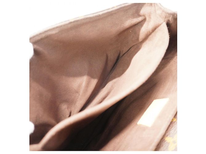 Borsa Louis Vuitton Monogram Pochette Metis MM Marrone - vista 4
