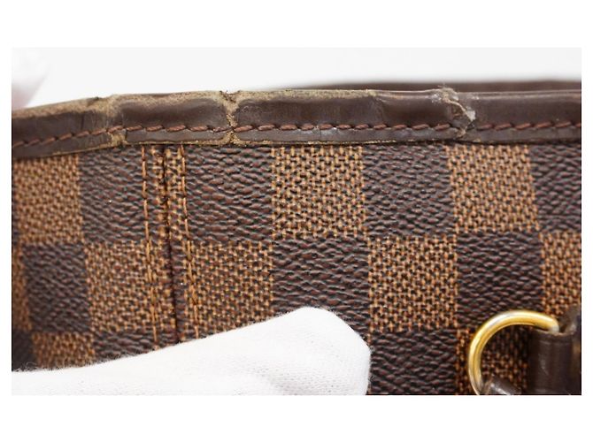 Borsa Tote Louis Vuitton Damier Neverfull MM Damier ebene - vista 11