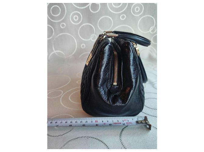 Coach Borsa Satchel in pelle nera Nero - vista 10