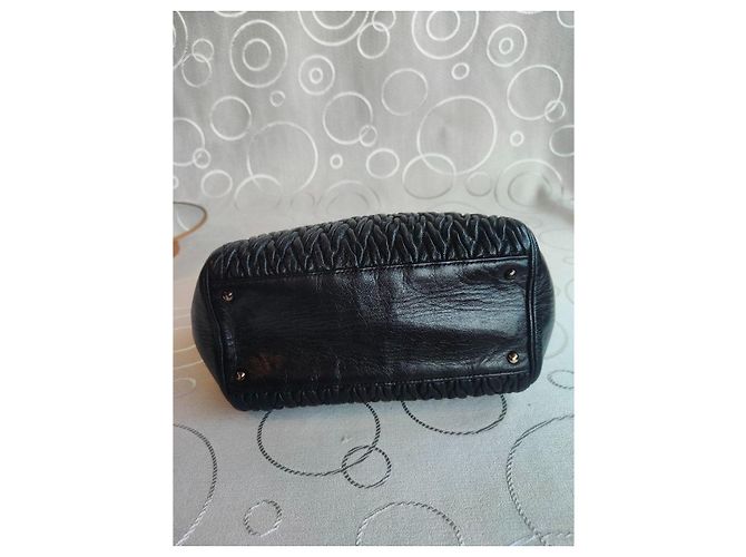 Coach Borsa Satchel in pelle nera Nero - vista 13