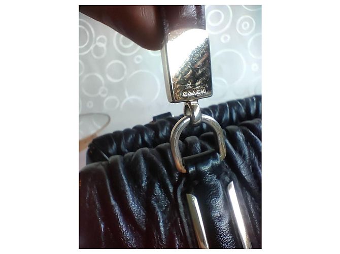 Coach Borsa Satchel in pelle nera Nero - vista 18