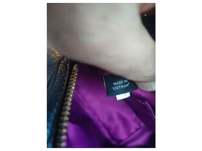 Coach Borsa Satchel in pelle nera Nero - vista 5