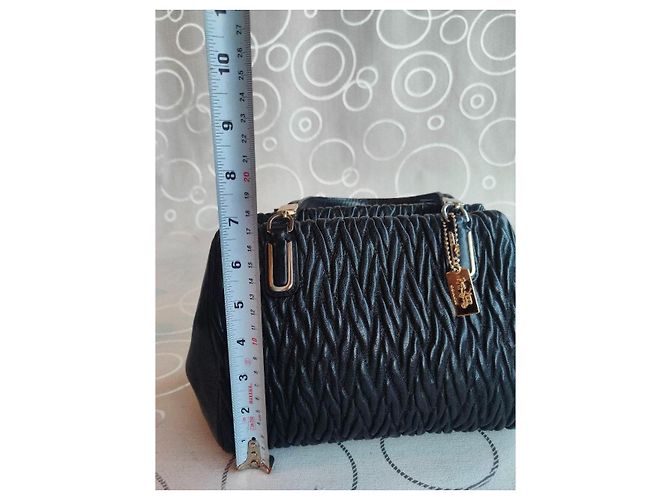 Coach Borsa Satchel in pelle nera Nero - vista 9