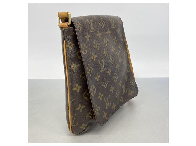 Borsa a Spalla Louis Vuitton Monogram Musette Salsa Marrone - vista 2