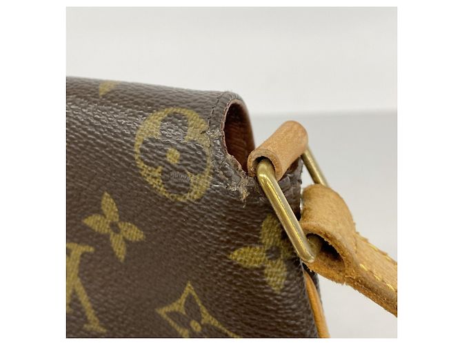Borsa a Spalla Louis Vuitton Monogram Musette Salsa Marrone - vista 6
